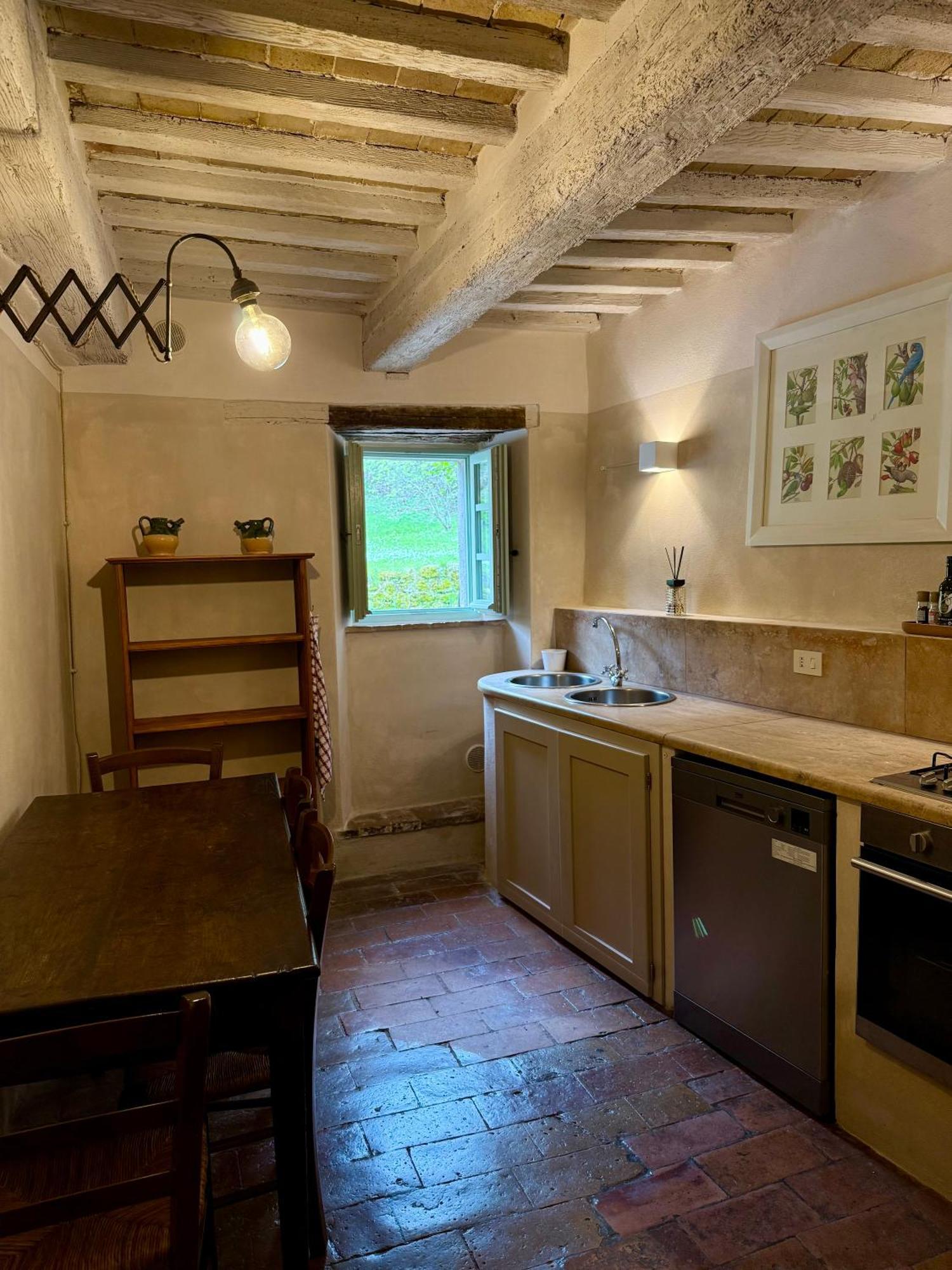 Casa Di Pietro In Vivo D'Orcia, Pool Vila Exterior foto